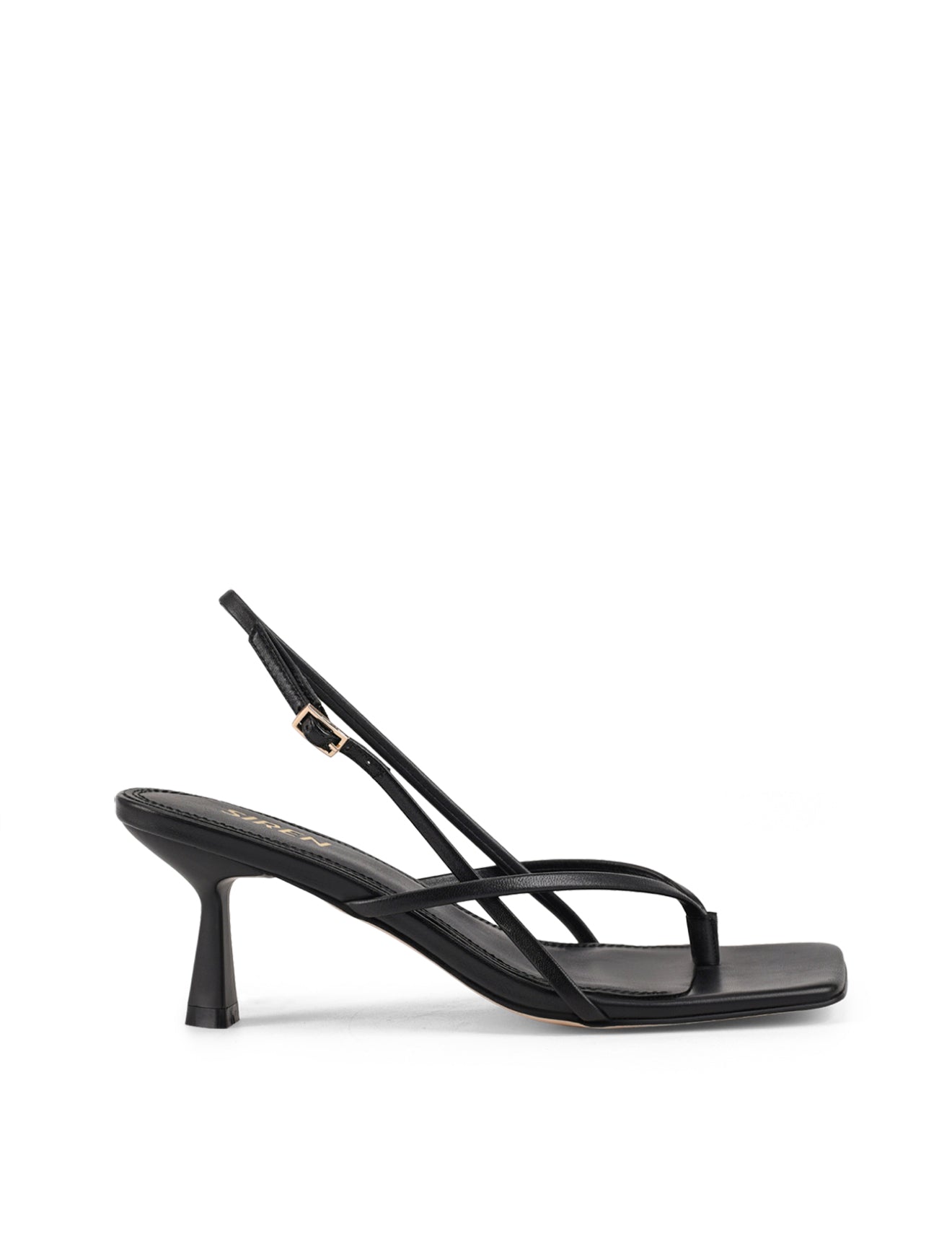 Santorini Strappy Thong Sandals for Women - Black Leather Summer Beach Sandals | Comfortable Flip Flops for Vacation, Pool Party & Casual Outings