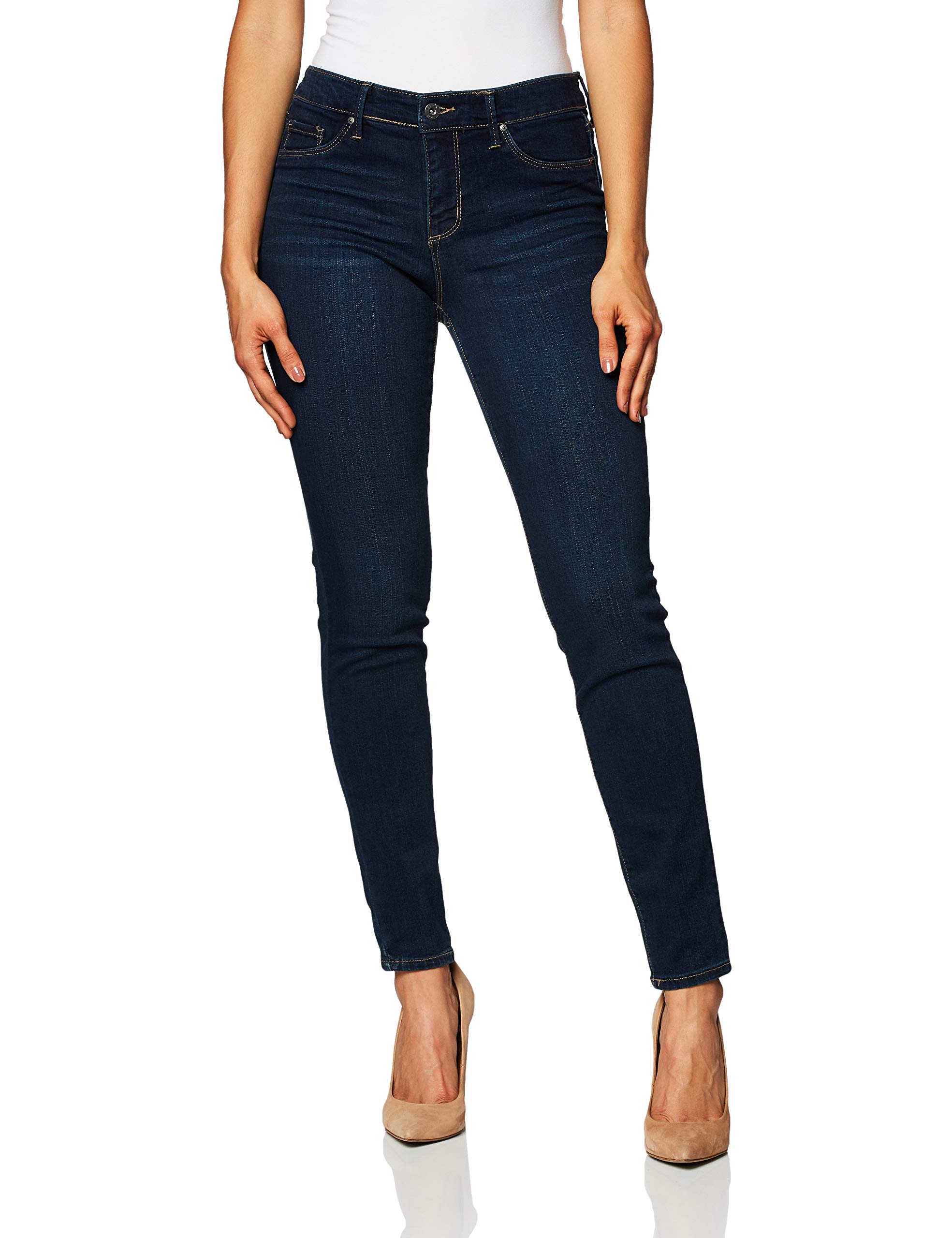 Gloria Vanderbilt Women's Kiss Me Skinny Jeans - High Waist Stretch Denim Pants for Casual & Night Out | Perfect for Date Night, Office Wear & Everyday Comfort