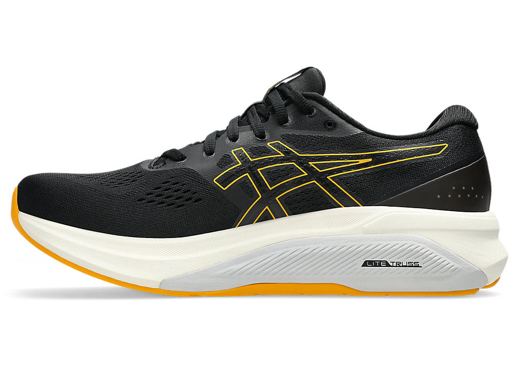 ASICS GT-4000 4 Running Shoes for Men (2E Wide Width) - Black/Amber | Lightweight Cushioned Athletic Shoes for Jogging, Gym & Daily Wear