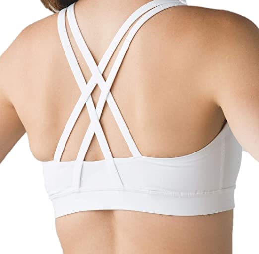 Lululemon Energy Bra - High Support Sports Bra for Women (Size 4, White) | Perfect for Yoga, Running & Gym Workouts