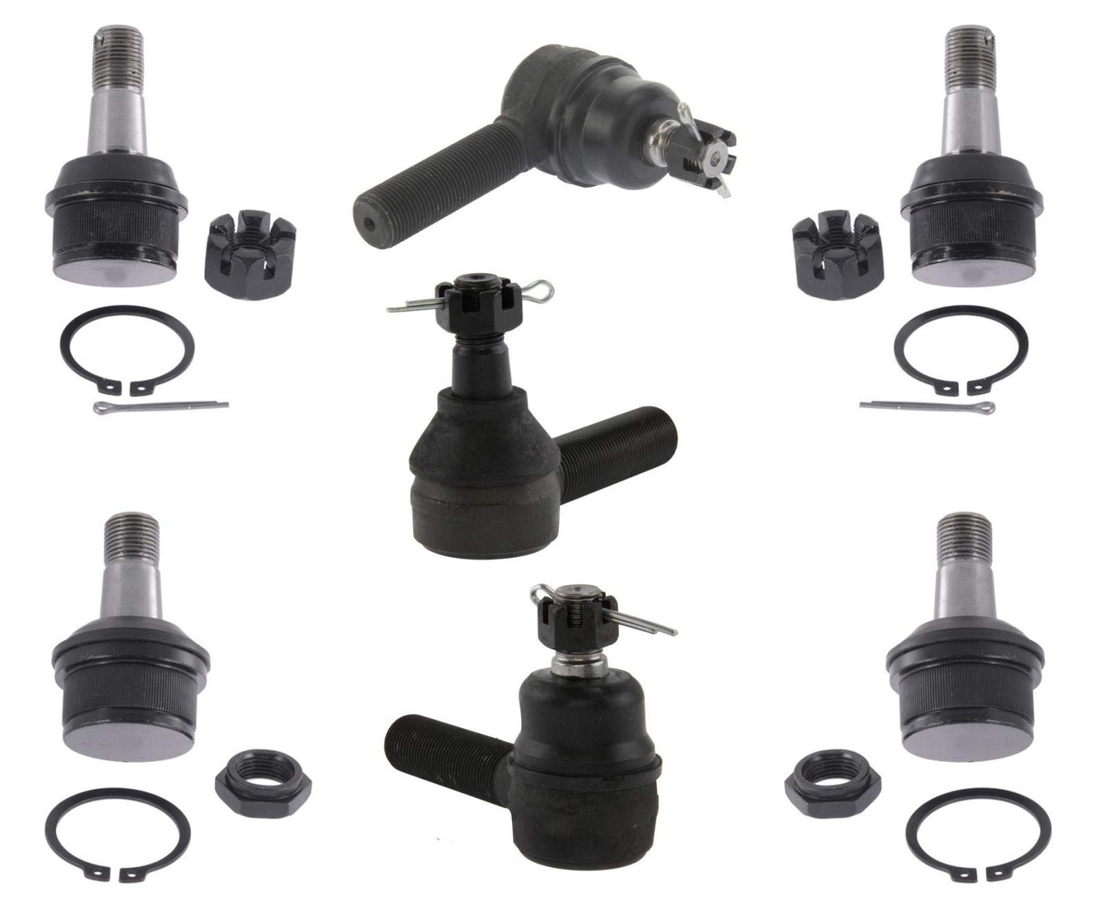 Jeep CJ5 CJ7 CJ8 1972-1986 Replacement Outer Tie Rod Ends & Ball Joints Kit - Heavy Duty Steering Components for Off-Roading & Trail Driving