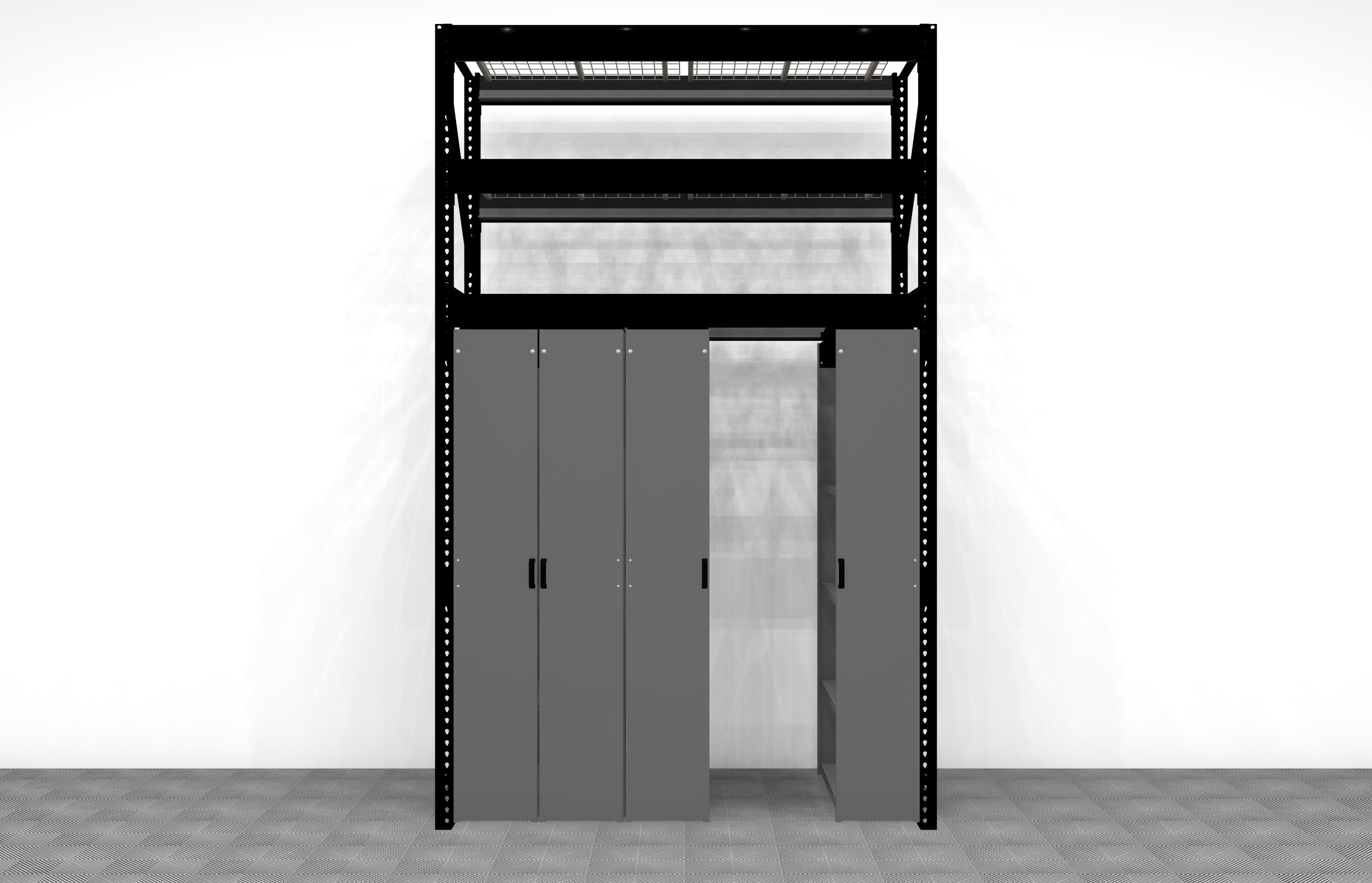 Levrack Heavy Duty Storage Shelving Units - Durable Metal Shelves for Garage, Warehouse & Home Organization