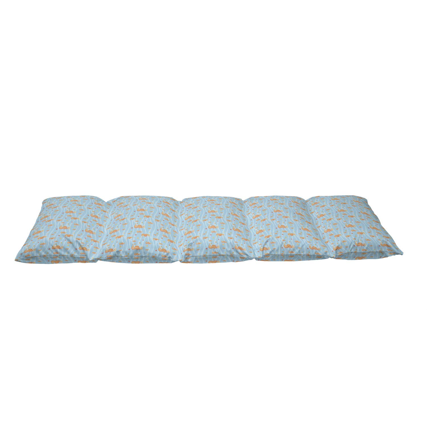 Ambesonne Waterproof Animal Floor Pillow Cover - Tropical Seahorse & Starfish Design, 88