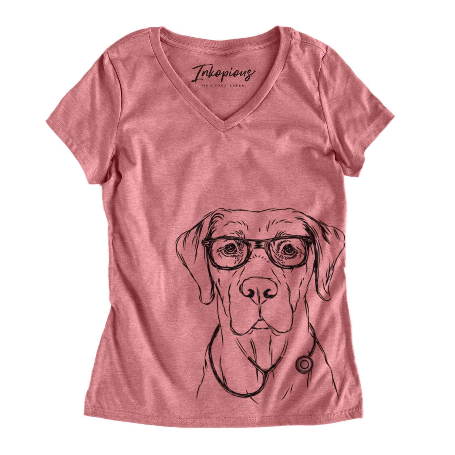 Inkopious Medical Rowdy The Labrador Retriever Dog T-Shirt - Funny Pet Lover Graphic Tee for Men & Women - Perfect for Dog Owners, Veterinary Students, and Animal Lovers