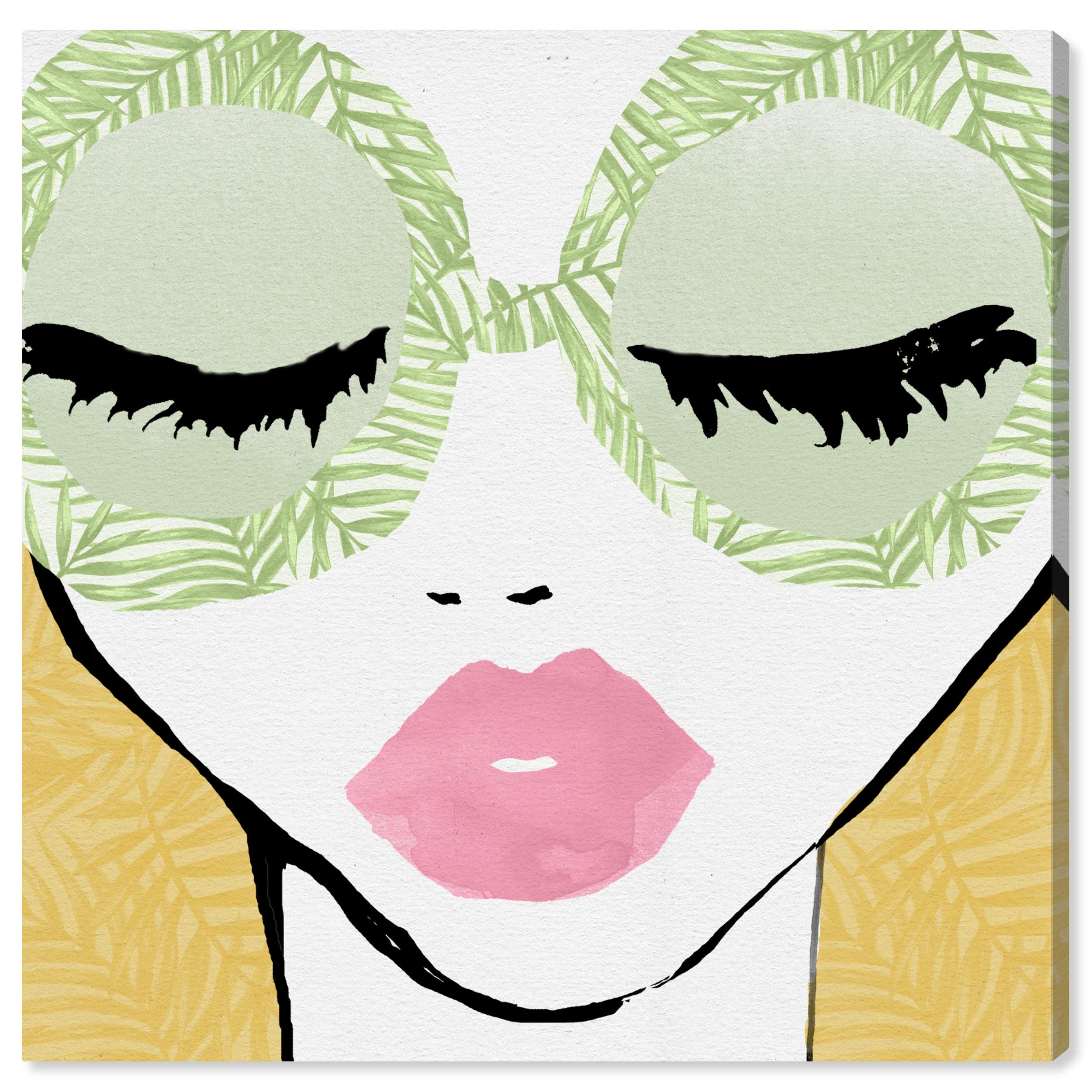 Custom Plant Lady Glasses Wall Art Canvas Print - 30