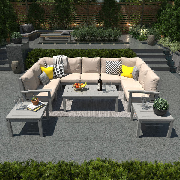 Custom Deep Seating Sofa Set with Ottoman - Premium Comfort for Living Room, Patio, and Lounge Areas