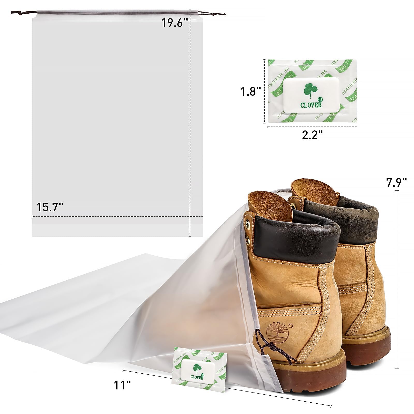 Extra Large Shoe Bags for Travel - 19.6