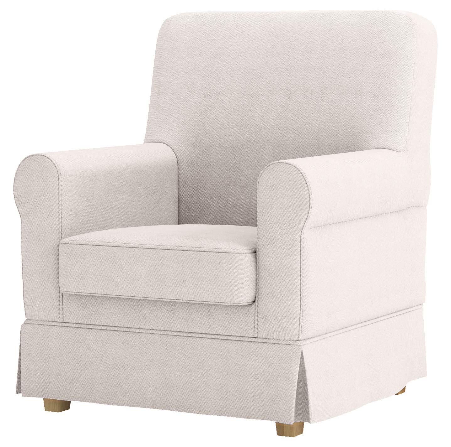 Durable Ektorp Jennylund Slipcover - Custom Made Replacement Cover for IKEA Jennylund Armchair & Sofa - Polyester Linen Beige - Perfect for Living Room, Bedroom & Home Decor Refresh