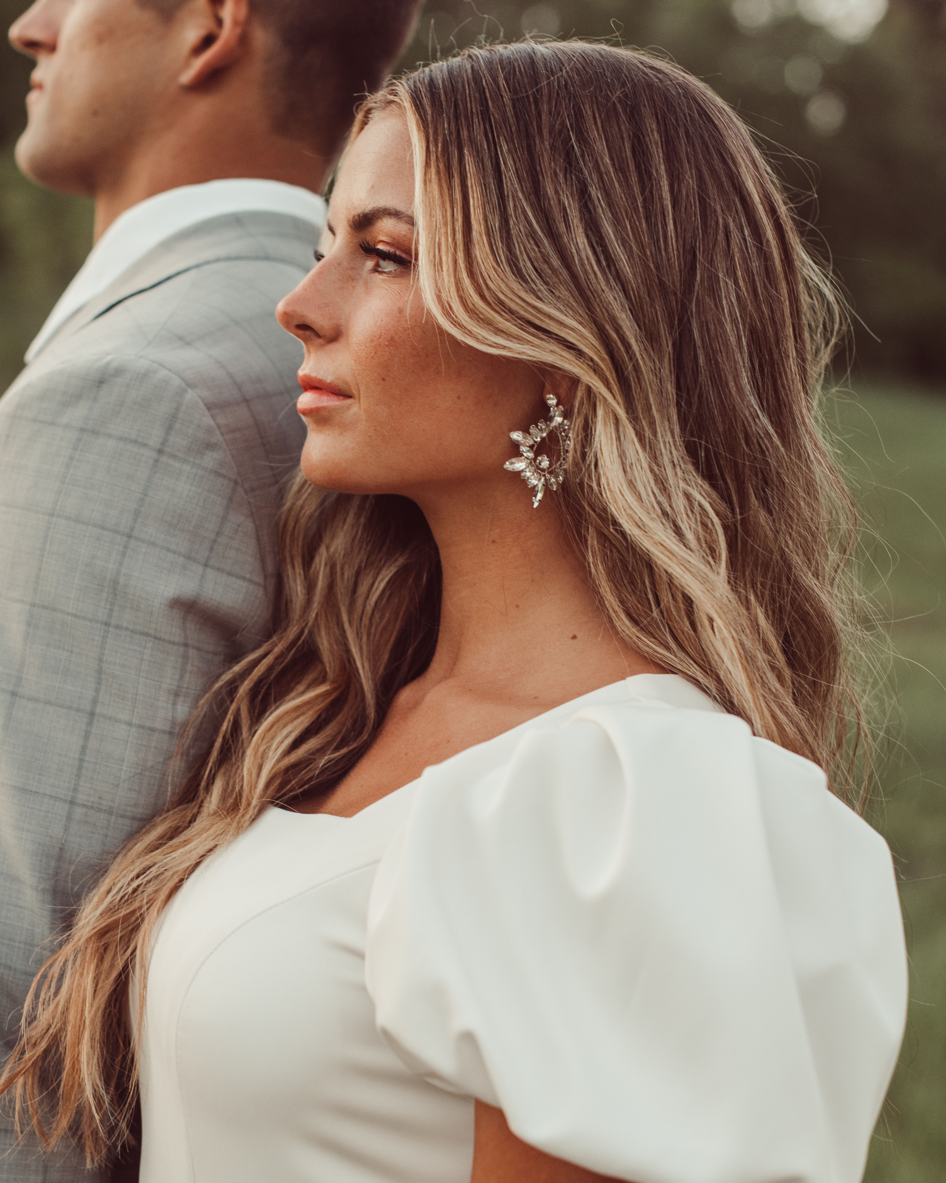 Grace Crystal Earrings for Women - Elegant Dangle Earrings with Sparkling Stones | Perfect for Weddings, Parties & Evening Events