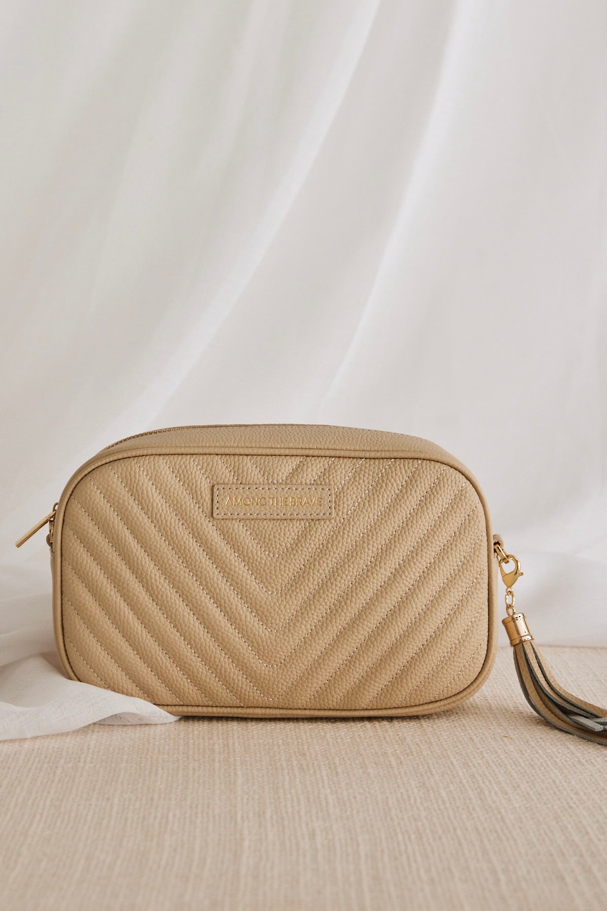 Berlin Shell Leather Chevron Quilted Handbag for Women - Stylish Crossbody Purse with Adjustable Strap, Perfect for Work, Travel & Everyday Use