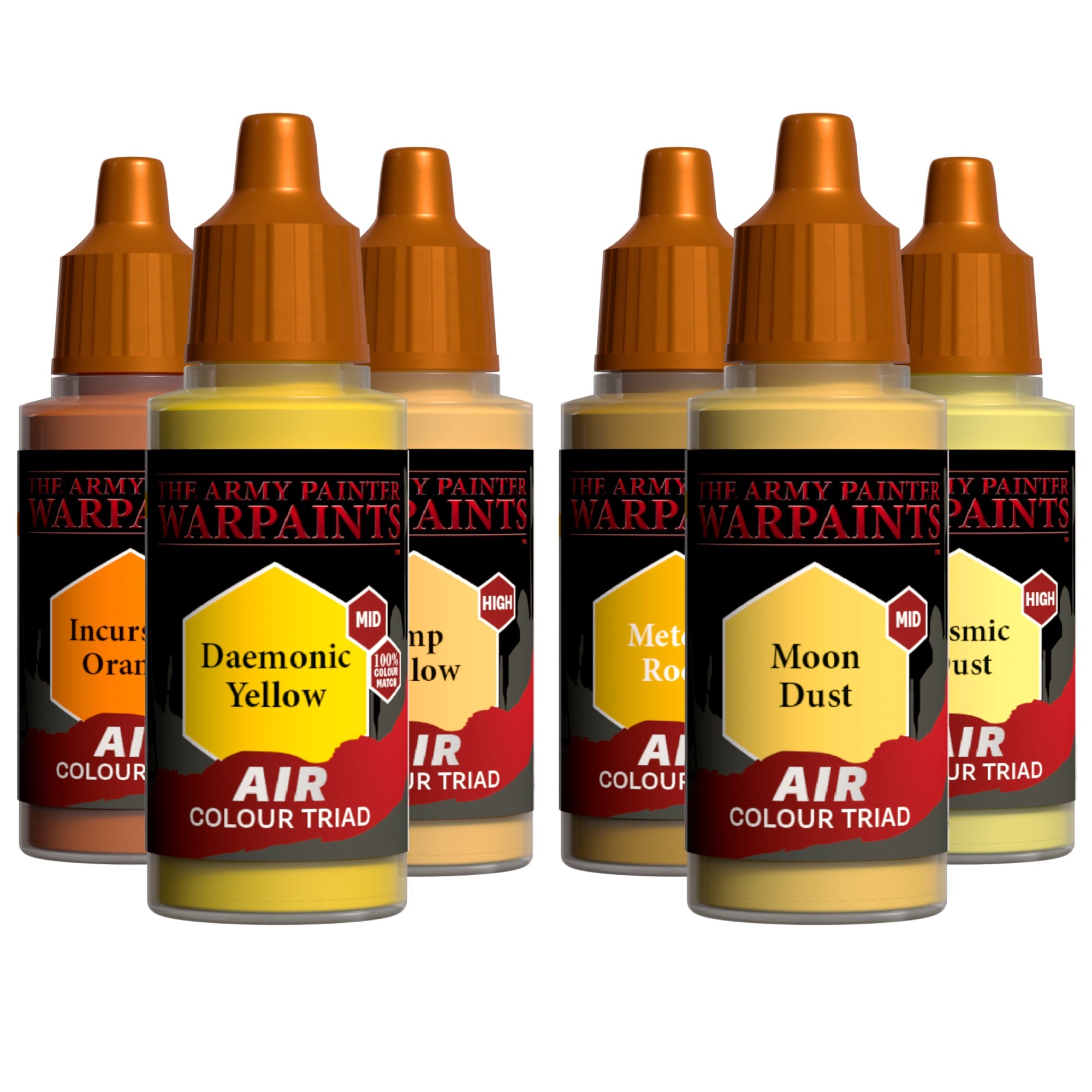 Professional Airbrush Primary Bundle Kit - High-Quality Yellow Paint Set for Artists & Hobbyists | Perfect for Model Painting, DIY Crafts & Airbrush Art