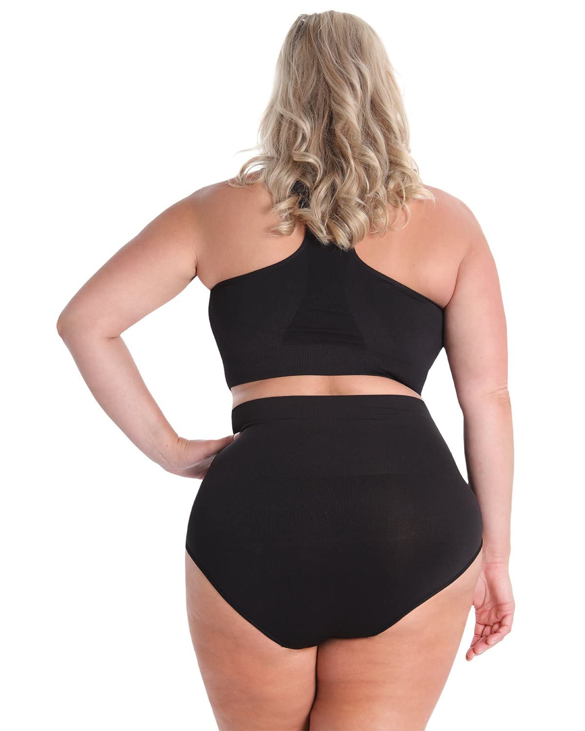 SlimMe High Waisted Seamless Underwear for Women - Tummy Control Shaping Panties, Comfortable No Show Briefs, Sizes S-2XL | Perfect for Everyday Wear, Workout & Shapewear Under Dresses