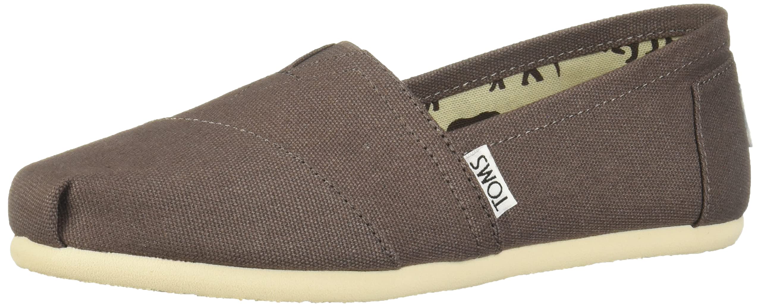 TOMS Women's Alpargata Casual Slip-On Shoes - Comfortable & Lightweight Black Canvas Flats for Everyday Wear | Perfect for Walking, Travel, and Office