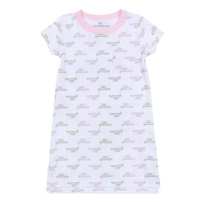 A Cozy Night with the Pink Alligator Pie Nightdress