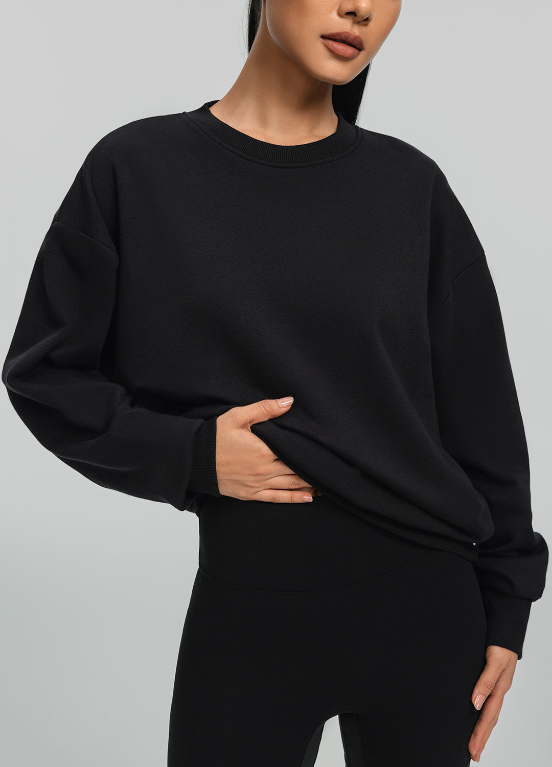 Comfortable Everyday Active Sweatshirt for Women & Men - Soft Breathable Cotton Pullover for Gym, Running, Yoga & Casual Wear
