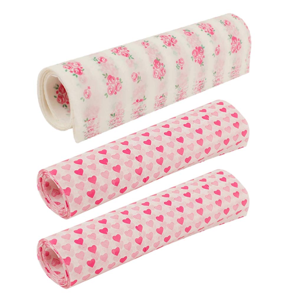 BESPORTBLE 150Pcs Sandwich Wrapping Paper - Organic Beeswax Food Wrappers, Greaseproof Baking Wax Paper for Candy, Snacks & Lunch Packing | Eco-Friendly Kitchen & Picnic Use