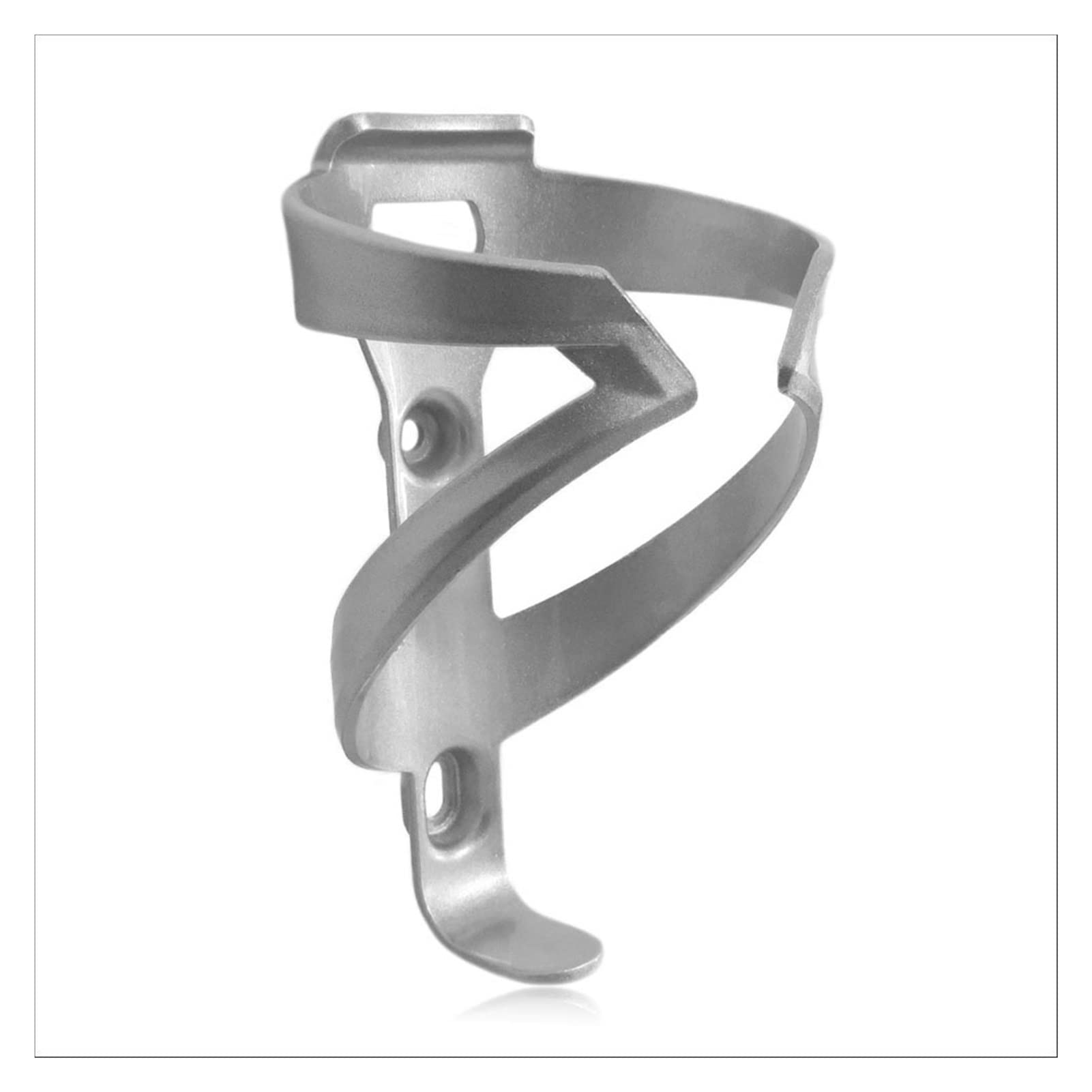 HOYEDNK Bike Water Bottle Holder - Silver Bicycle Cup Cage - Durable & Lightweight Cycling Accessories for Road & Mountain Bikes - Perfect for Commuting, Training & Outdoor Adventures