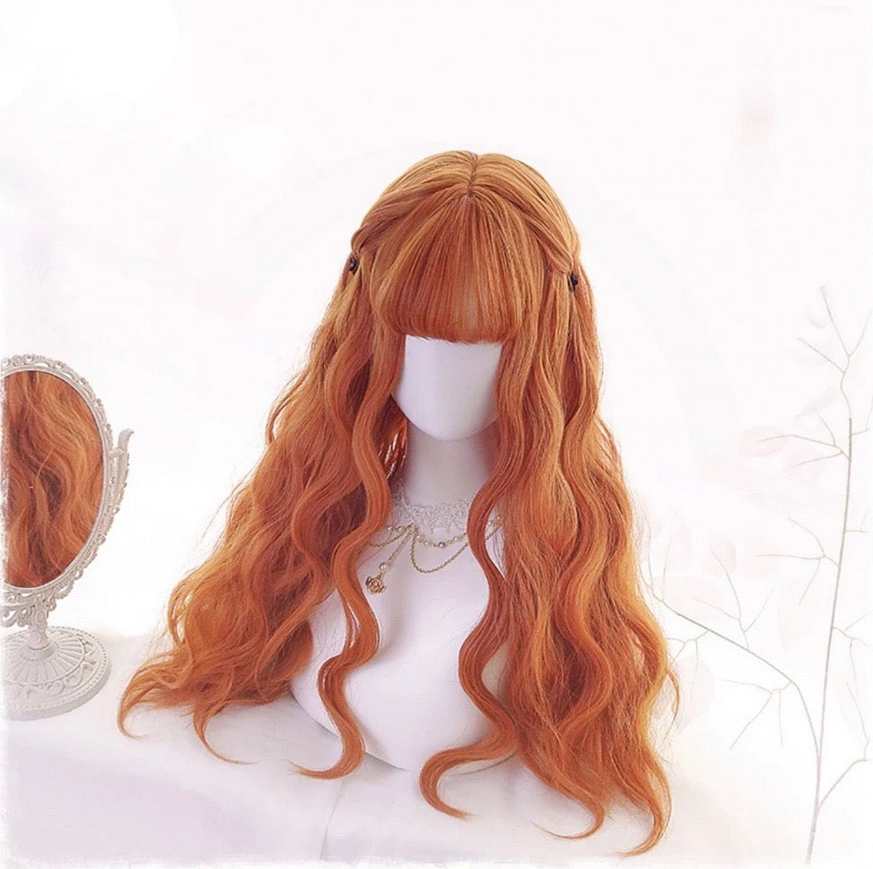 Stylish Scottish Red Wavy Wig for Women - Perfect for Cosplay, Halloween Costumes & Party Events - Heat Resistant Synthetic Hairpiece for Daily Wear or Special Occasions