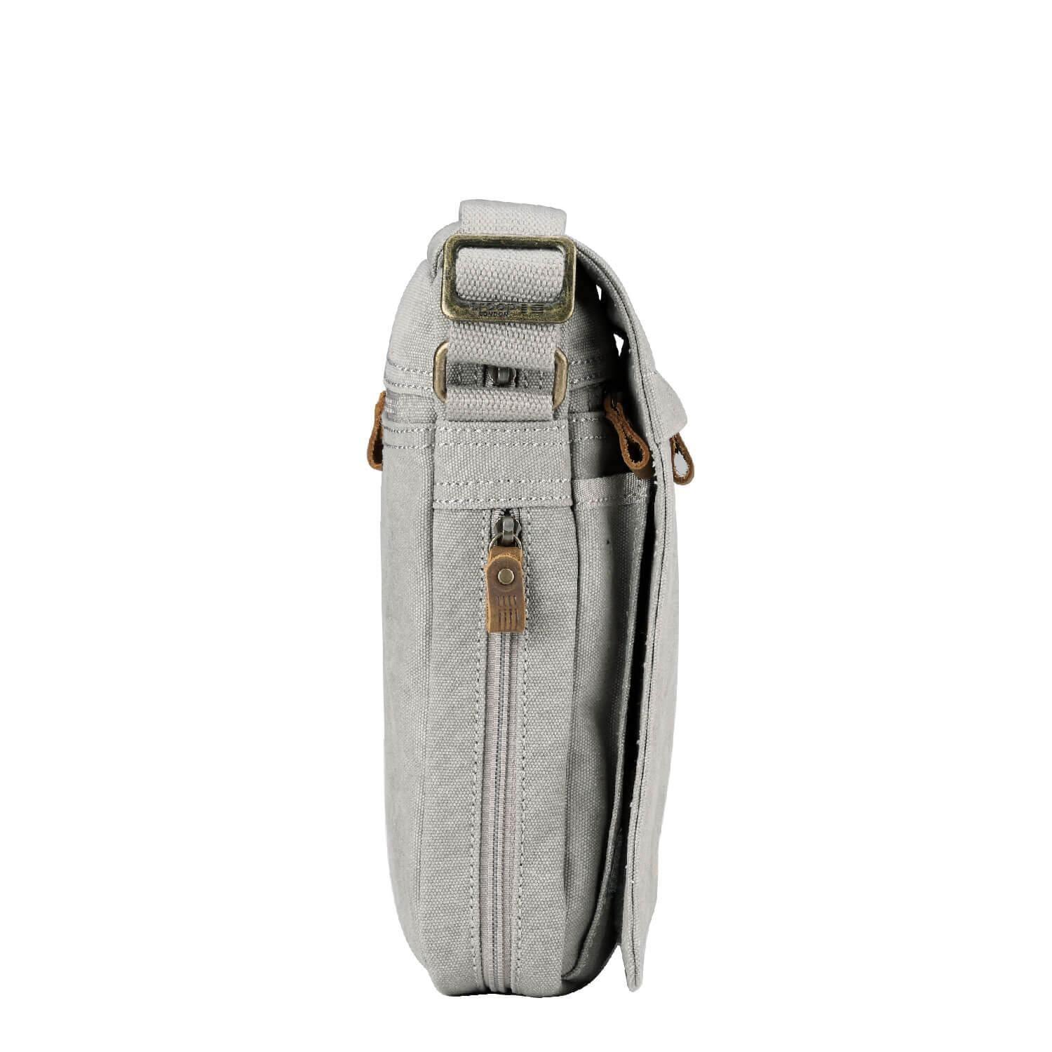 TRP0242 Troop London Classic Canvas Crossbody Bag - Stylish & Durable for Travel, Work, and Everyday Use