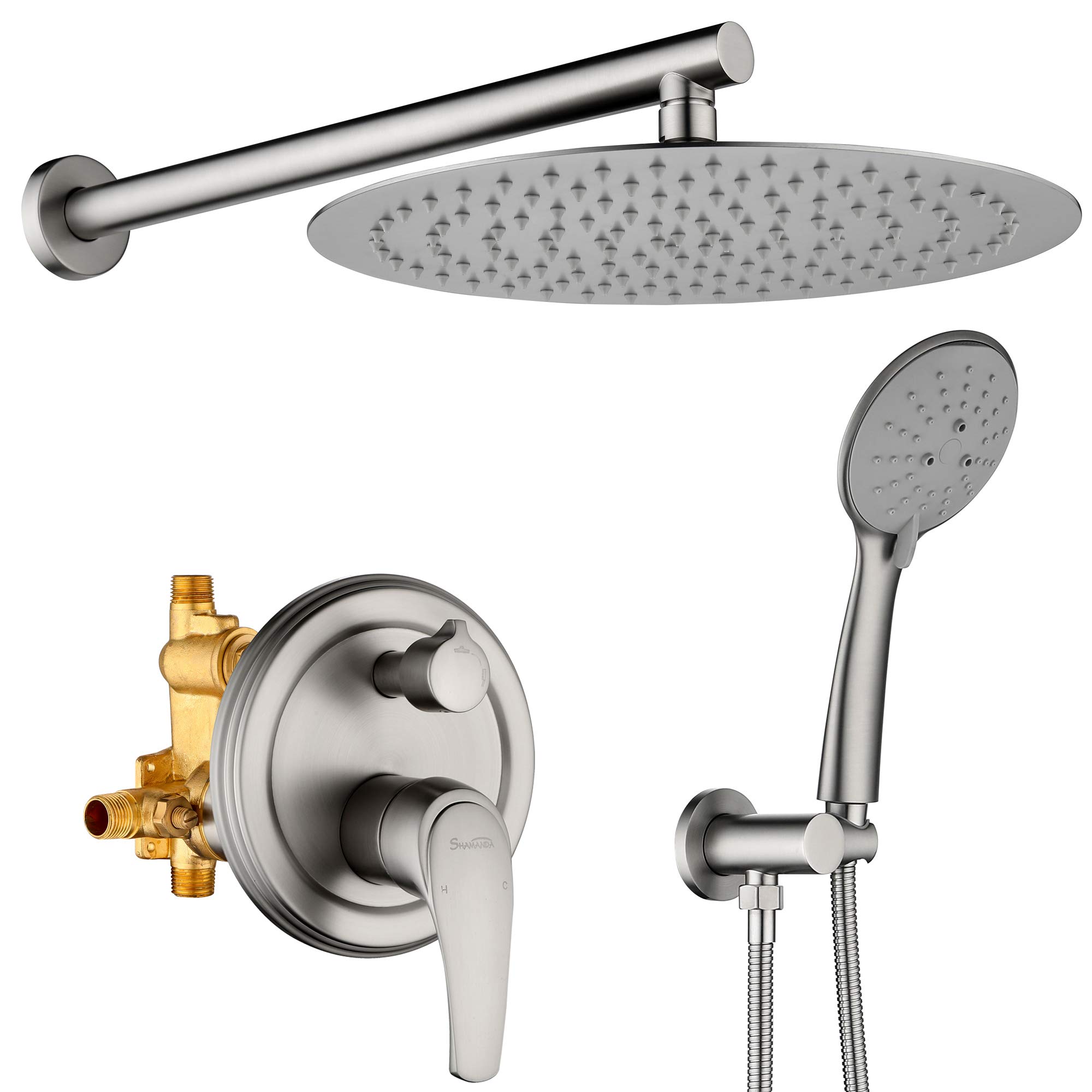 Luxury Shower Faucet Set with High Pressure 12