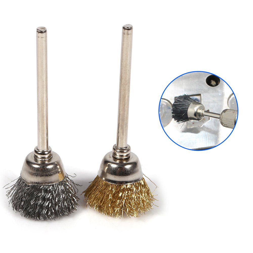 36PCS Wire Wheel Drill Brush Set for Angle Grinder - Rust Removal & Metal Polishing Kit - Perfect for Automotive, Woodworking & DIY Projects