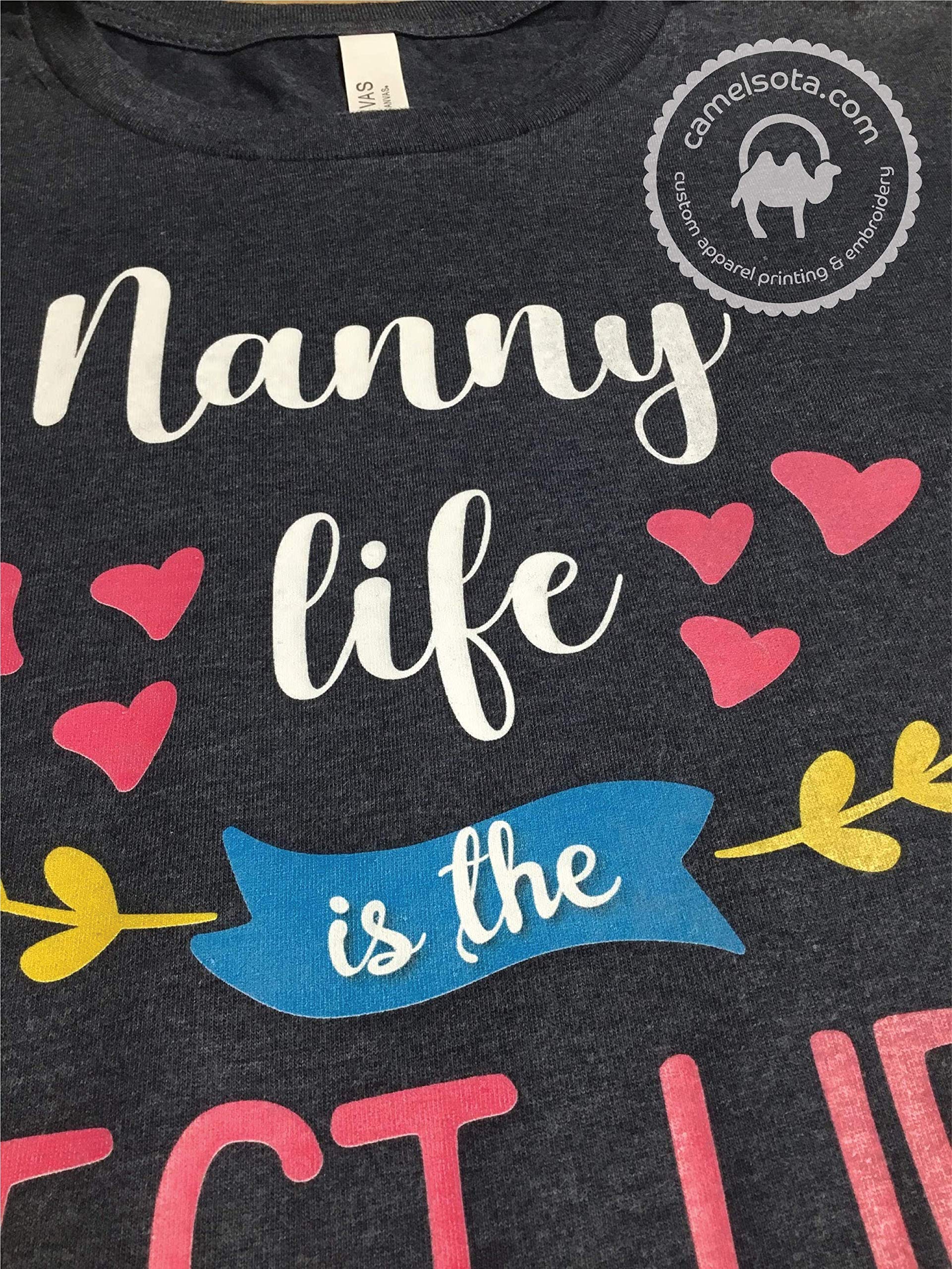 Personalized Grandma T-Shirt with Grandkids Names - Custom Printed Grandma & Grandchildren Shirt for Family Reunions & Special Occasions