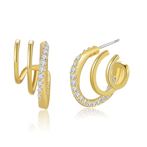 round Triple Hoops