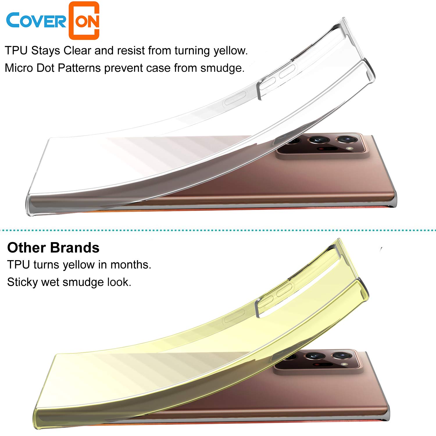 Slim Flexible TPU Case for Samsung Galaxy Note 20 Ultra - Clear Soft Protective Phone Cover | Shockproof & Scratch Resistant | Perfect for Everyday Use, Work, and Travel