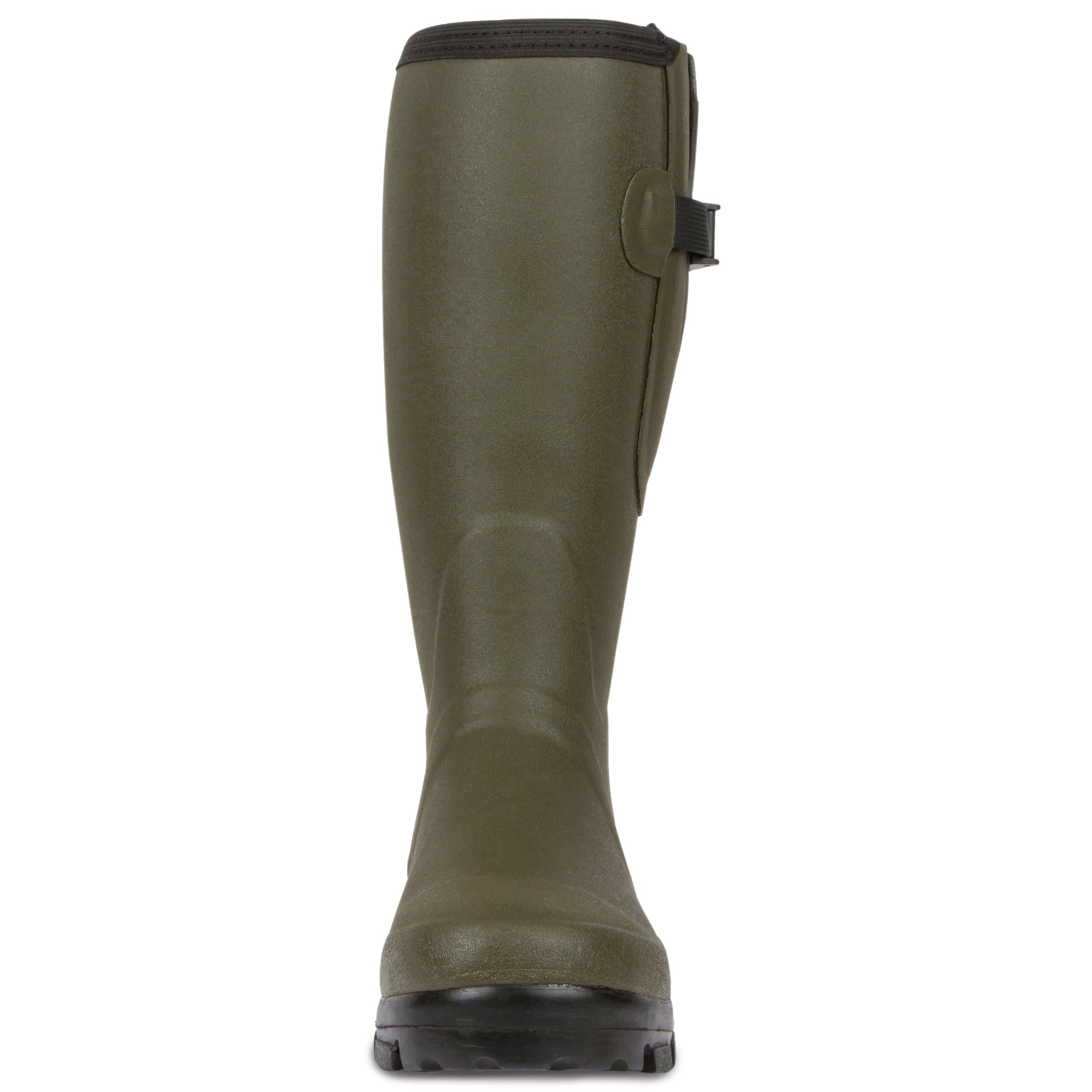 Men's Helton Neoprene Lined Wellington Boots - Waterproof Rubber Rain Boots for Outdoor Work, Fishing & Hunting - Comfortable Insulated Work Boots for Men