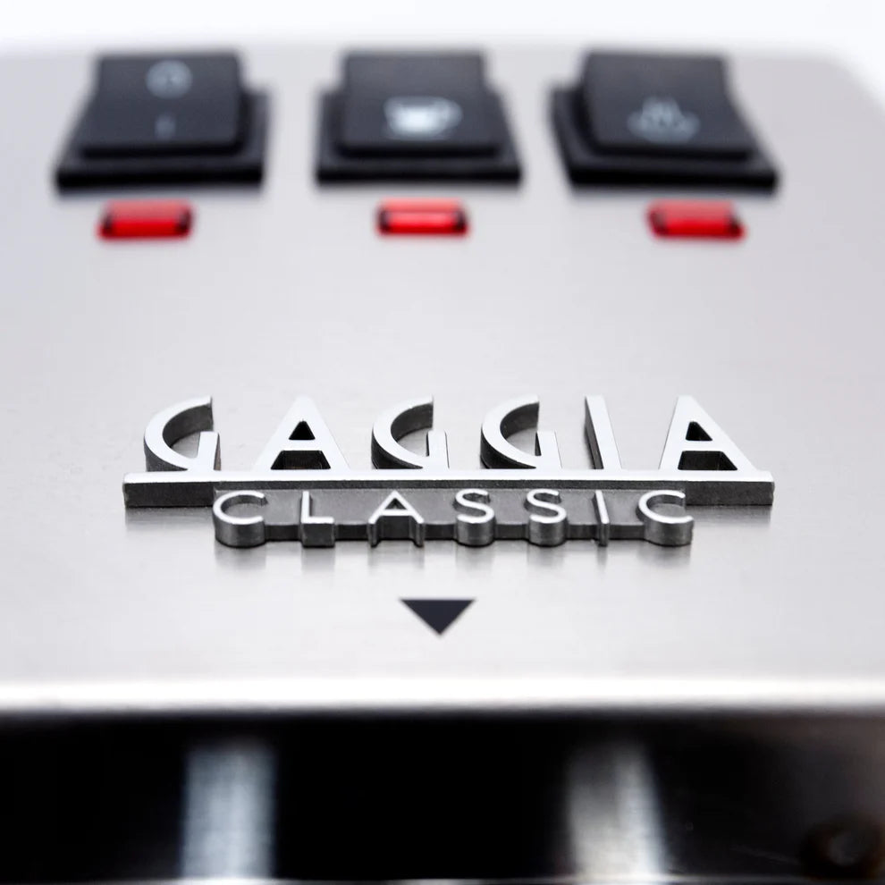 Gaggia Classic Pro E24 Stainless Steel Espresso Machine - Professional Home Coffee Maker for Barista-Quality Espresso, Cappuccino & Latte - Perfect for Kitchen, Office & Coffee Shop Use