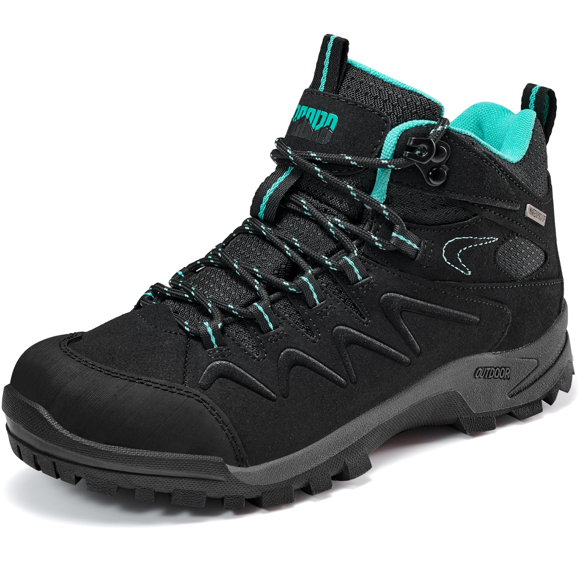 Waterproof Women's Hiking Boots - Comfortable Non-Slip Breathable Outdoor Trekking Shoes for Camping & Trail Walking | Perfect for Mountain Hiking, Backpacking & Outdoor Adventures