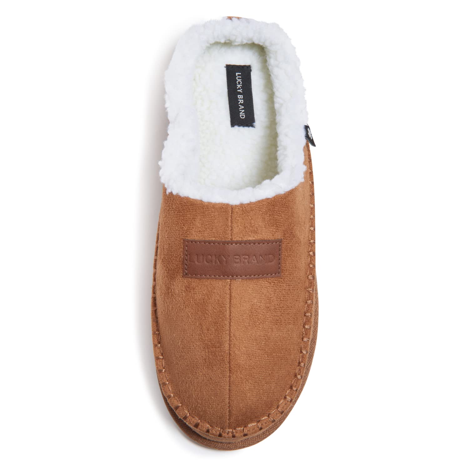 Lucky Brand Men's Memory Foam Slip-On Clogs - Comfortable Indoor/Outdoor House Shoes with Warm Fleece Lining - Perfect for Home, Garden & Relaxation - Ideal Gift for Dad & Husband