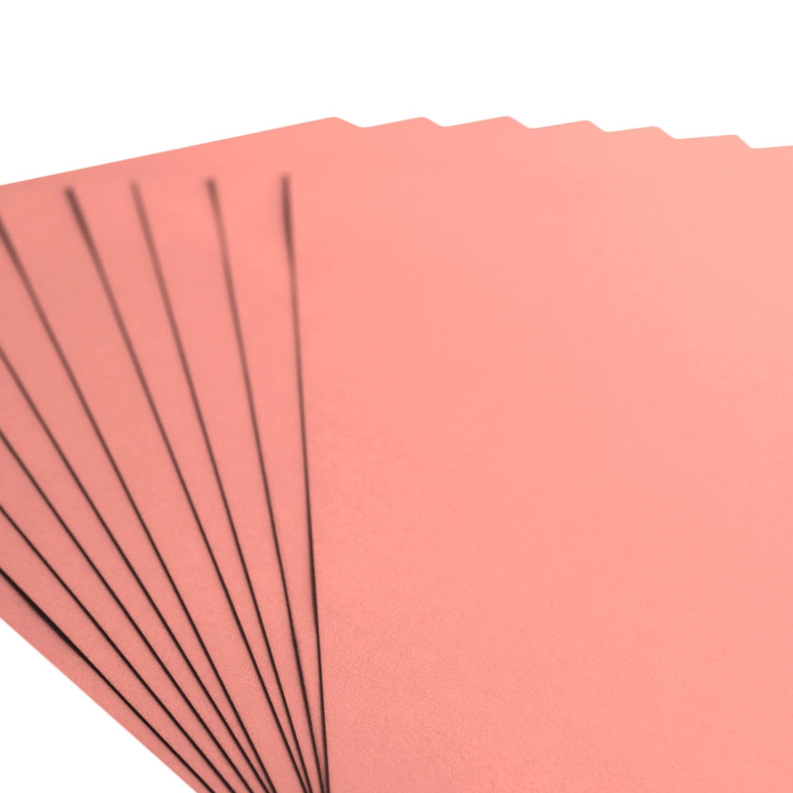 Vaessen Creative Florence Smooth Cardstock - Orange Dahlia, 216gsm A4 Paper (10 Sheets) for Scrapbooking, Card Making, Die Cutting & Paper Crafts | Premium Craft Paper for DIY Projects, Invitations & Home Decor