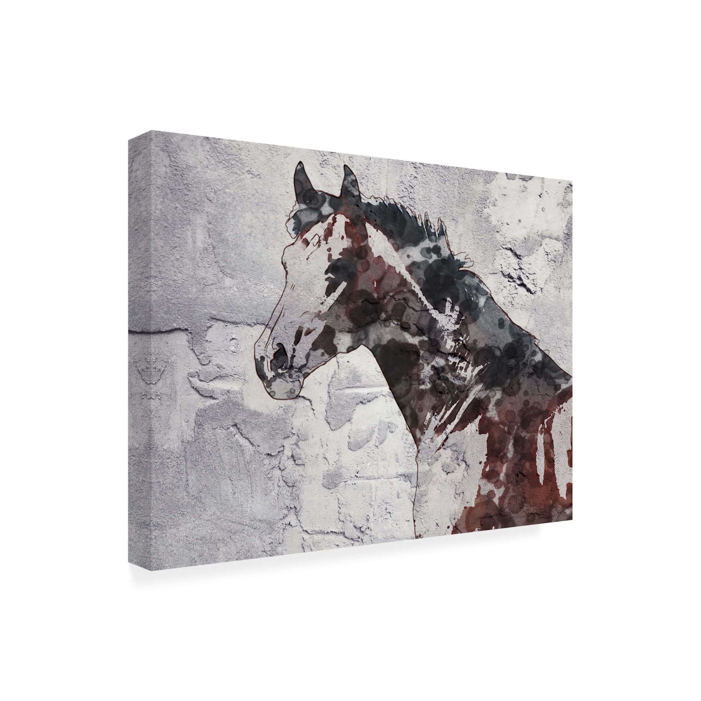 Trademark Fine Art 'Winner Horse IV' Canvas Wall Art by Irena Orlov - Elegant Equestrian Painting for Living Room, Office & Home Decor
