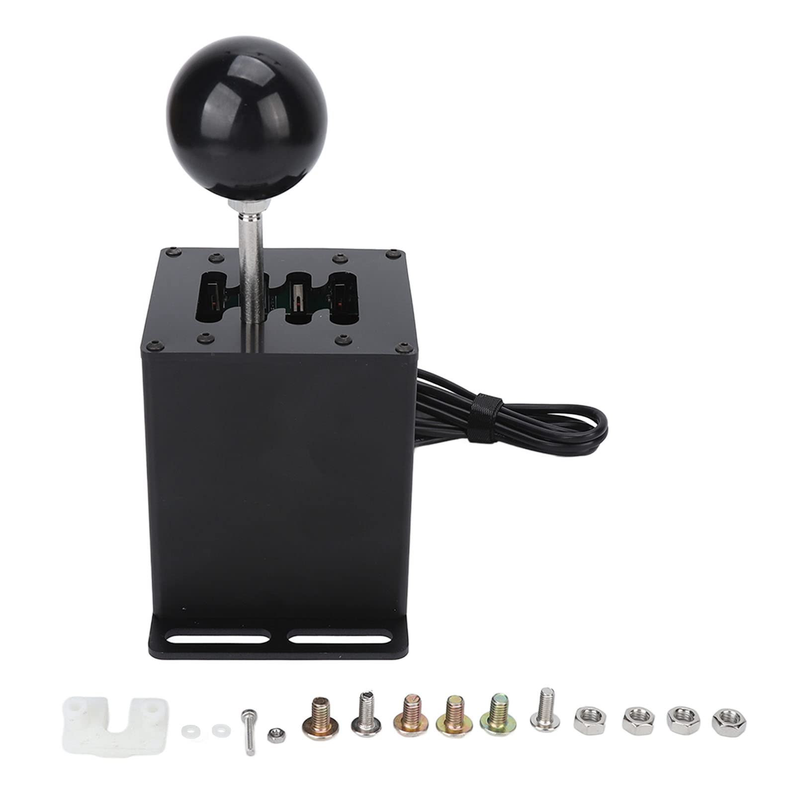 Zunate USB Simulator Shifter for ATS ETS2 WRC Sim Racing Games - 7+R PC Gear Shifter Compatible with Logitech G29 G27 G25 G920 & Thrustmaster T300RS GT - Perfect for Truck, Rally & Drift Simulation Gaming