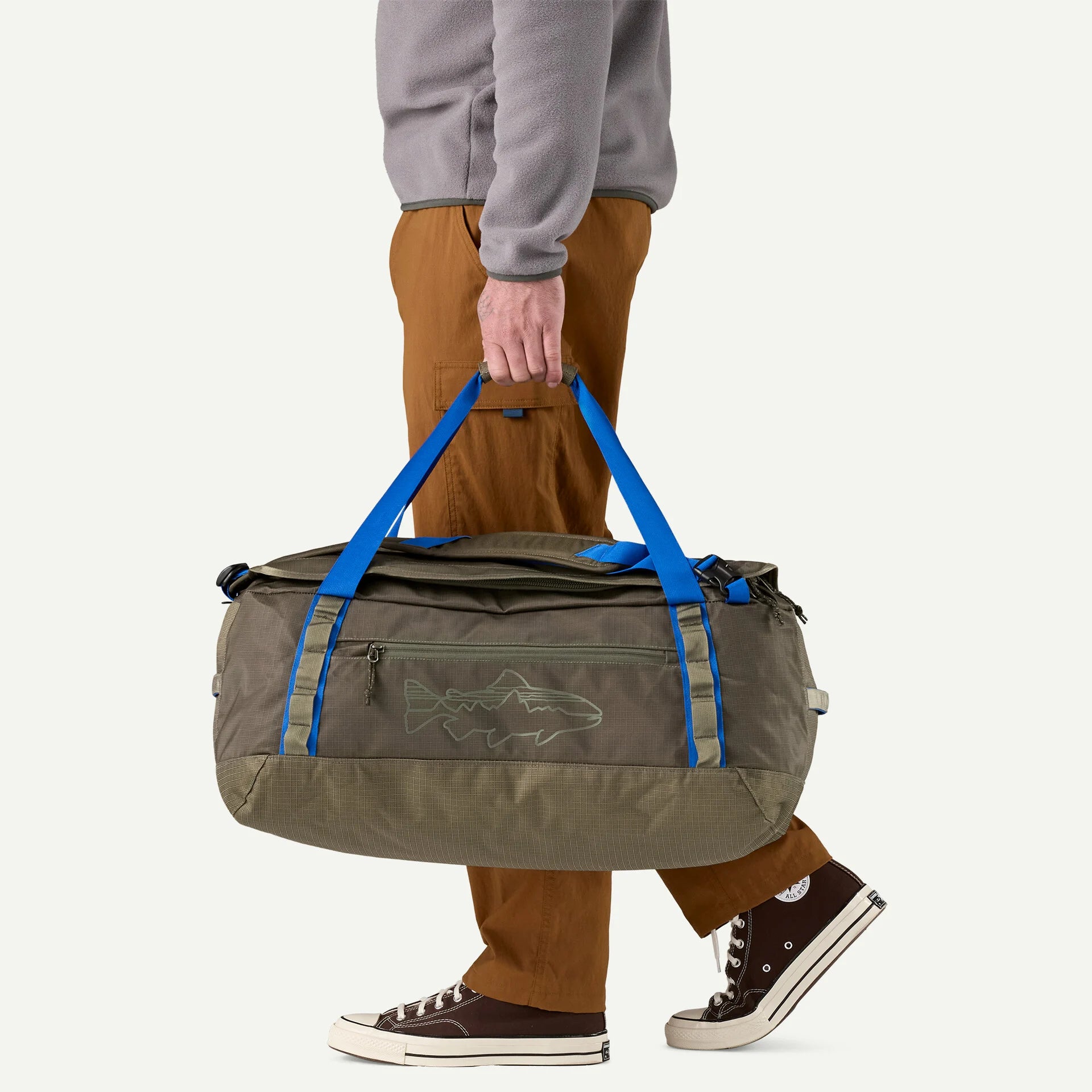 Patagonia Black Hole Duffel Bag 55L - Waterproof Travel Duffel for Outdoor Adventures, Gym, Camping & Weekend Getaways