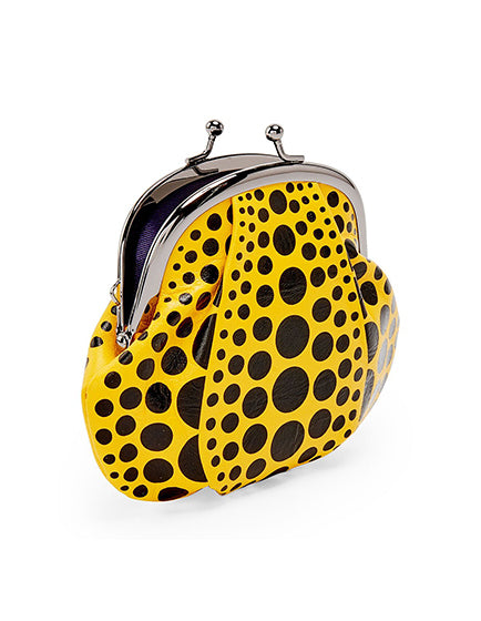 Yayoi Kusama Pumpkin Coin Purse - Stylish and Compact Wallet for Women - Perfect for Everyday Use, Travel, and Shopping