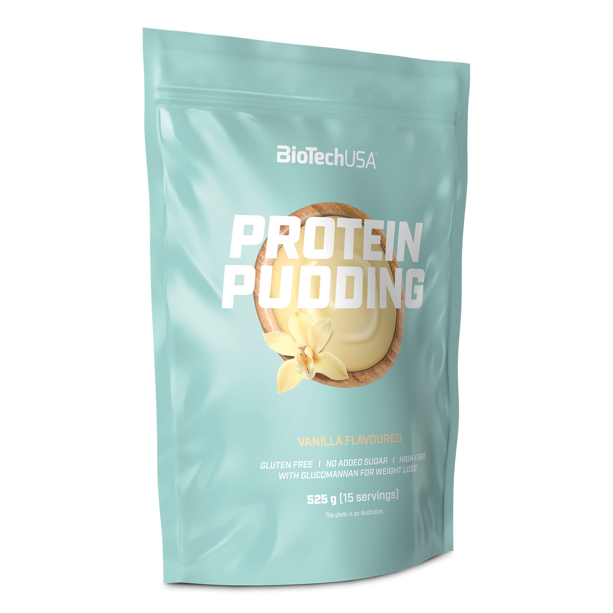 BioTechUSA Vanilla Protein Pudding - 525g High Protein Snack for Weight Loss & Muscle Recovery | Perfect for Post-Workout, Healthy Dessert & On-the-Go Nutrition
