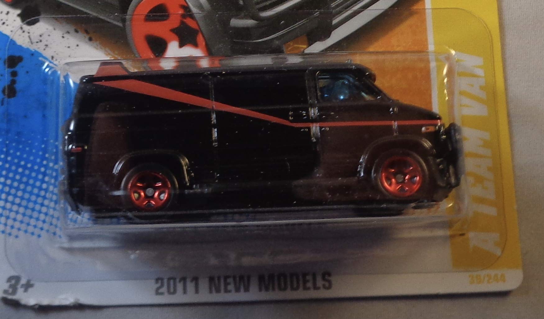 Hot Wheels 2011 A Team Van Black #39/244 - Diecast Collectible Car for Kids & Adults - Perfect for Display, Play & Gifts