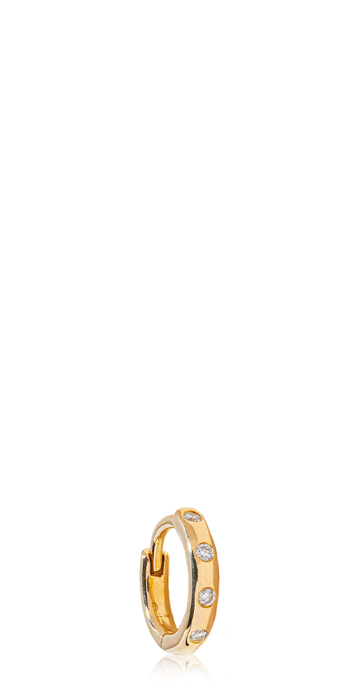 6mm Gold Plated Huggie Earrings for Women - Minimalist Tiny Dot Hoops for Everyday Wear, Gifts, and Casual Outfits
