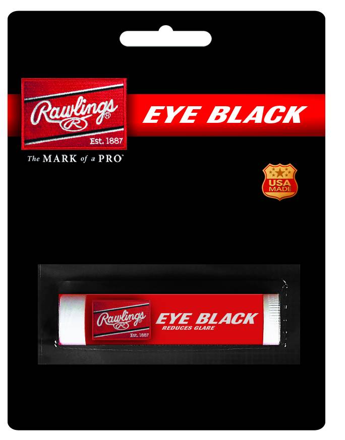 Rawlings Eye Black Stick EB - Anti-Glare Sports Eye Black for Baseball, Football, Lacrosse - Sweatproof & Long-Lasting Performance for Athletes