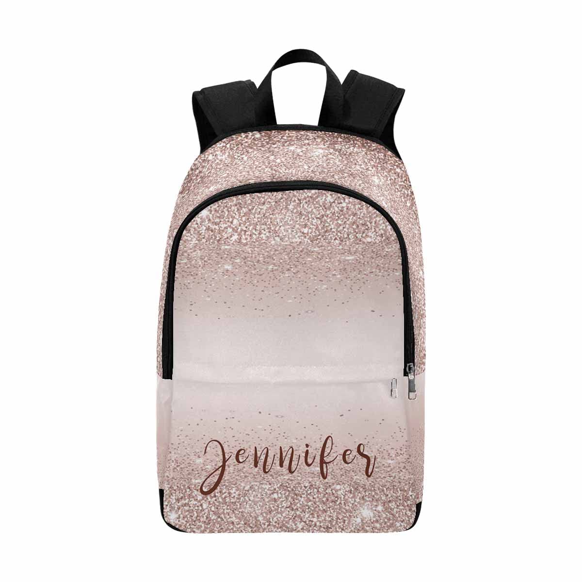 **Personalized Name Funny School Backpack - Custom Blue Shining Sequins Cute African Girl with Sparkling Bow Tie - Travel Laptop Bag for Boys & Girls - Perfect for School, Travel & Everyday Use**