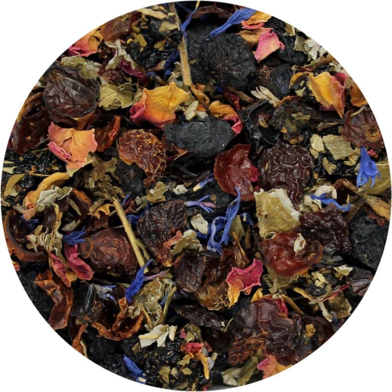 Premium Black Forest Berry Loose Leaf Tea - Natural Fruit Blend, 8oz (226g) - Gourmet Special Tea for Afternoon Relaxation & Gift Giving