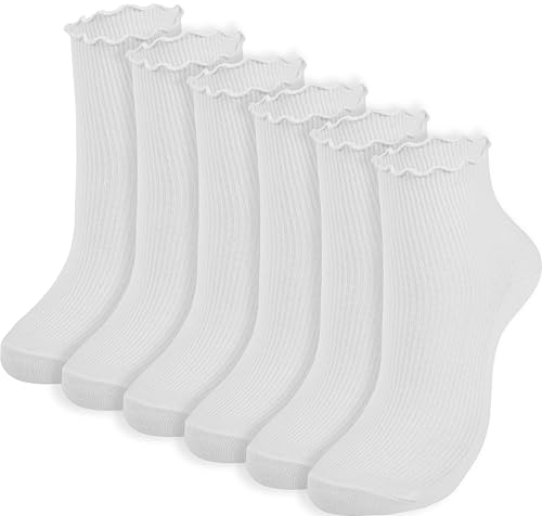 All White - 6 Pairs