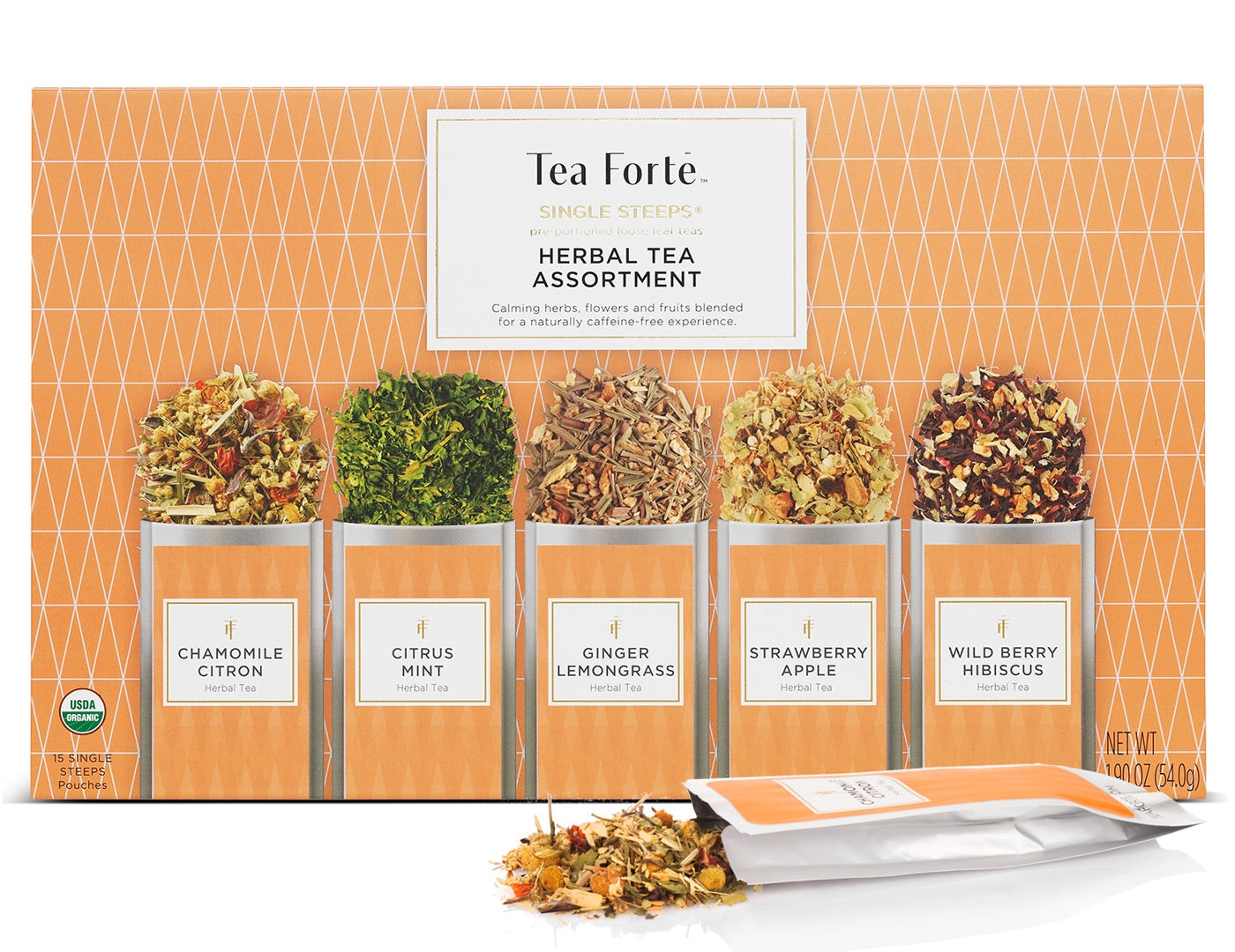 Premium Organic Herbal Sunshine Loose Tea Sampler Set - 6 Flavors for Relaxation & Wellness - Perfect for Afternoon Tea, Gifts & Meditation Moments