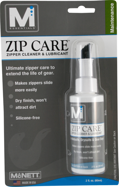 Gear Aid Zipper Cleaner and Lubricant 2oz Bottle - Smooth Zipper Maintenance for Jackets, Bags & Outdoor Gear - Waterproof & Long-Lasting Protection
