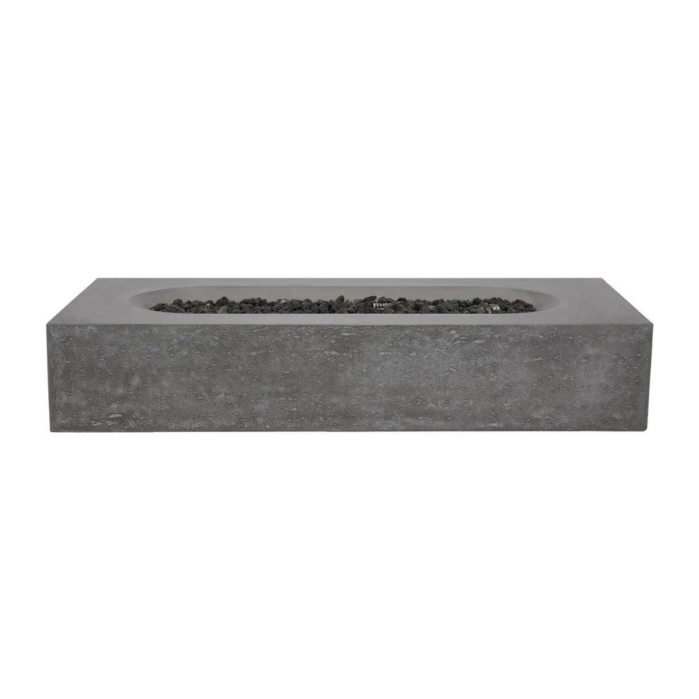 Alchemy Outdoor Patio Fire Table - 42 Inch Propane Fire Pit Table with Lava Rocks, Waterproof Cover - Perfect for Backyard, Deck, Garden, Poolside Gatherings & Outdoor Entertaining