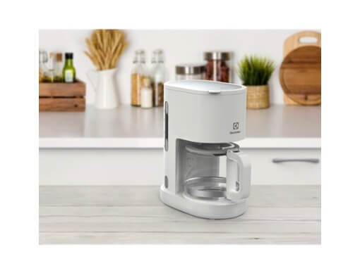 Electrolux E2CM1 200W 1.25L Drip Coffee Maker - Compact & Fast Brewing for Home, Office, or Travel Use