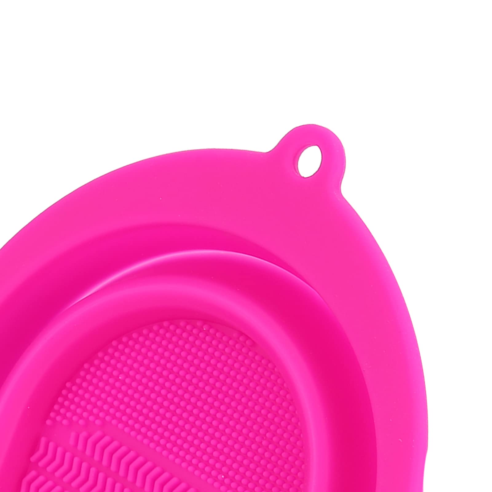 Makeup Brush Cleaner Mat - Reusable Silicone Cleaning Pad for Travel & Home, Soft & Durable (Rose Red) | Perfect for Professional Makeup Artists & Beauty Enthusiasts