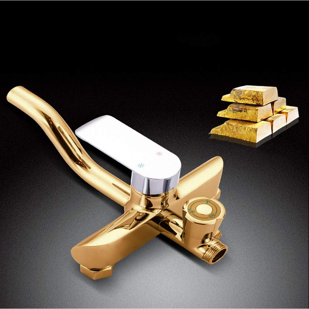 Premium 3-Speed Multi-Function Shower Set with Cold Shower Option - Durable Copper Bathroom Faucet for Luxurious Spa Experience at Home | Perfect for Master Bathrooms & Guest Suites